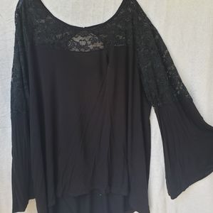Womens bell sleeve blouse